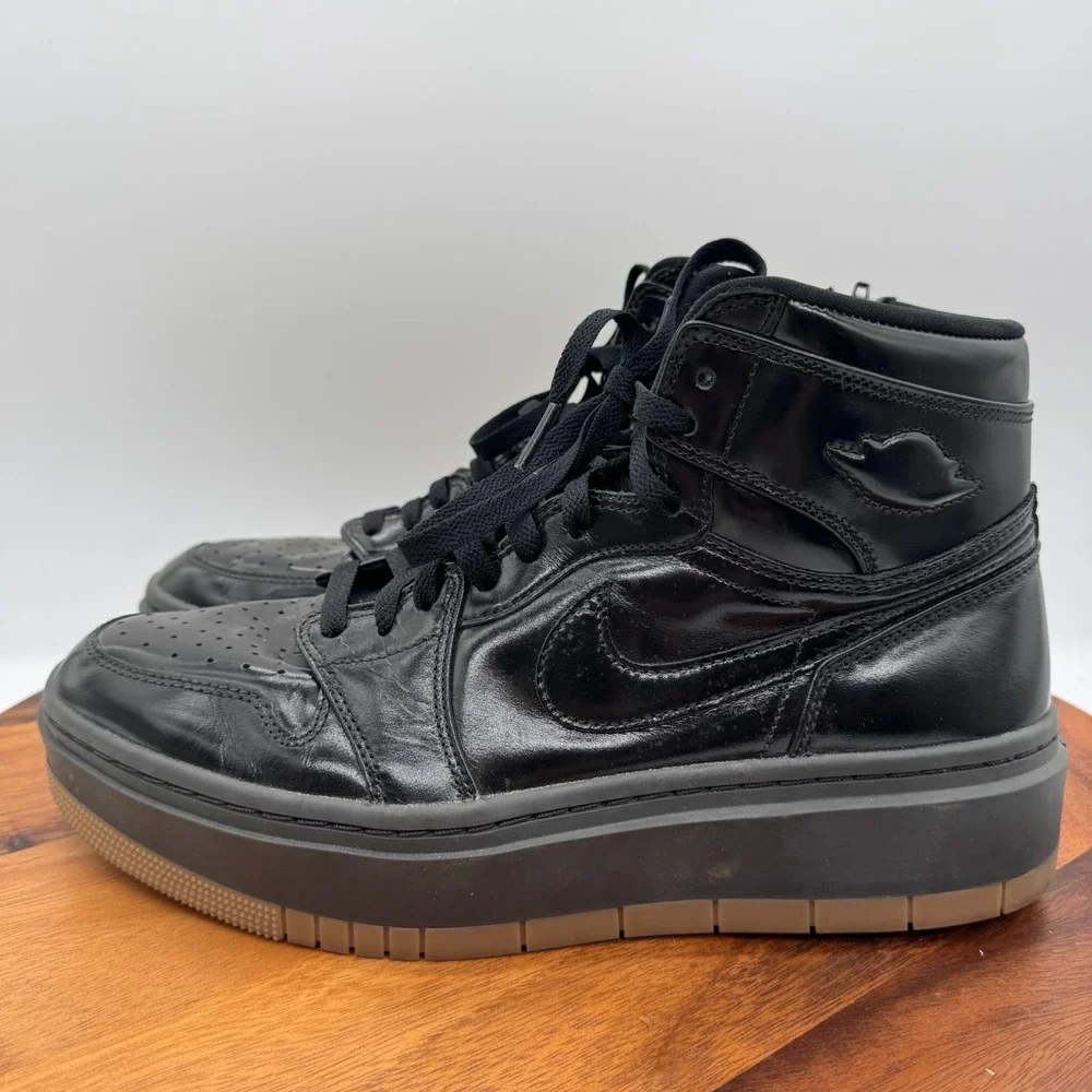 Nike Air Jordan 1 Elevate High Womens 11.5 Black Gum Athletic Shoes Sneakers